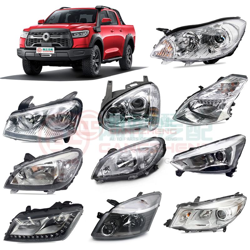 Automotive Parts For Great Wall Poer Pao Peri Wingle 5 Wingle 7 C30 C50 Cannon M2 M4 Hover H5 Tank 300 LED Headlights Assembly